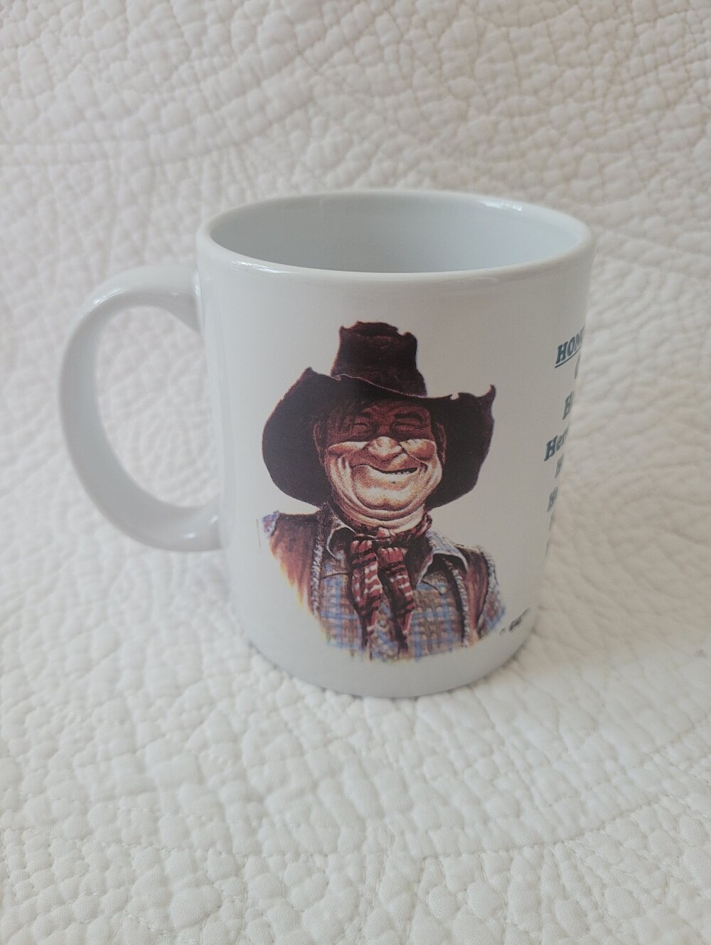 Grumpy Old Man 4H Club Honorary Member Coffee Cup Mug Leanin' Tree Vintage